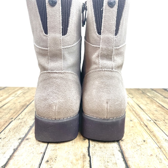 Donald Pliner “Ease” Suede Combat Boot in Light Taupe, Size 7.5 M - Picture 10 of 15